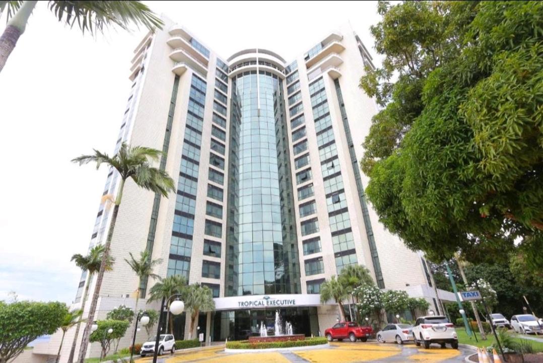 Tropical Executive Flat Vista Incrível para a Orla Manaos Exterior foto