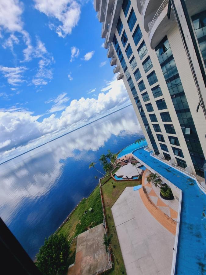 Tropical Executive Flat Vista Incrível para a Orla Manaos Exterior foto
