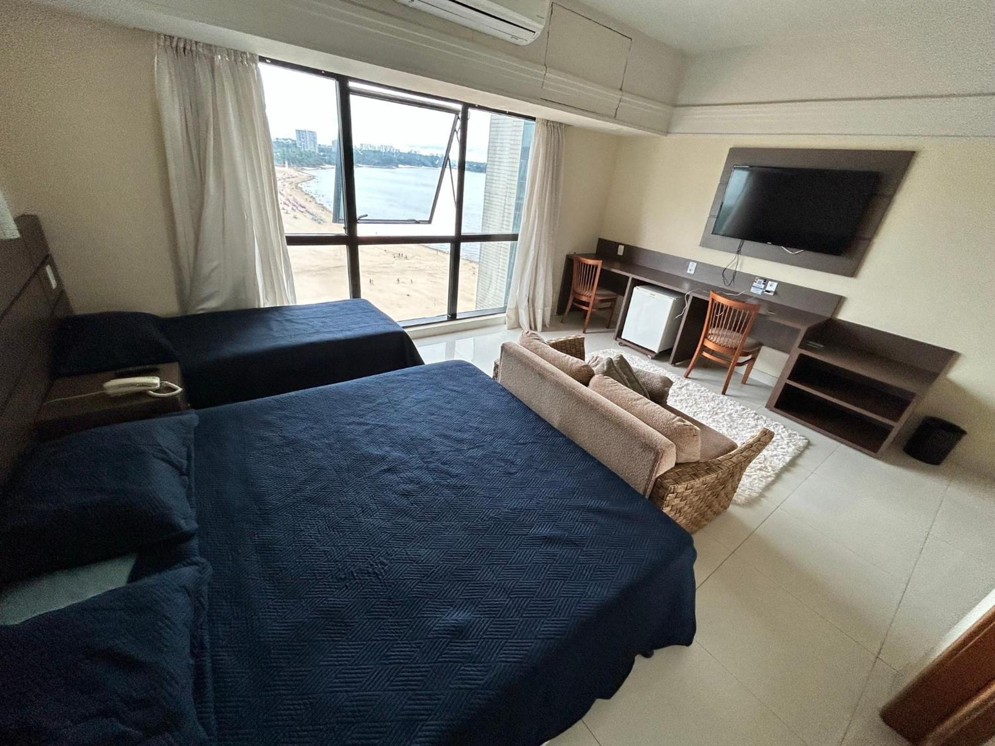 Tropical Executive Flat Vista Incrível para a Orla Manaos Exterior foto