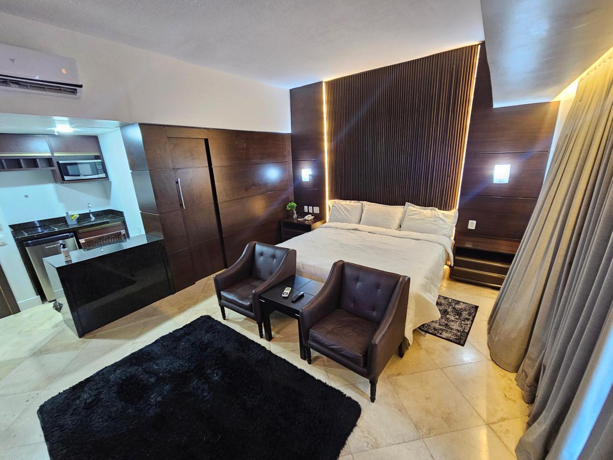 Tropical Executive Flat Vista Incrível para a Orla Manaos Exterior foto