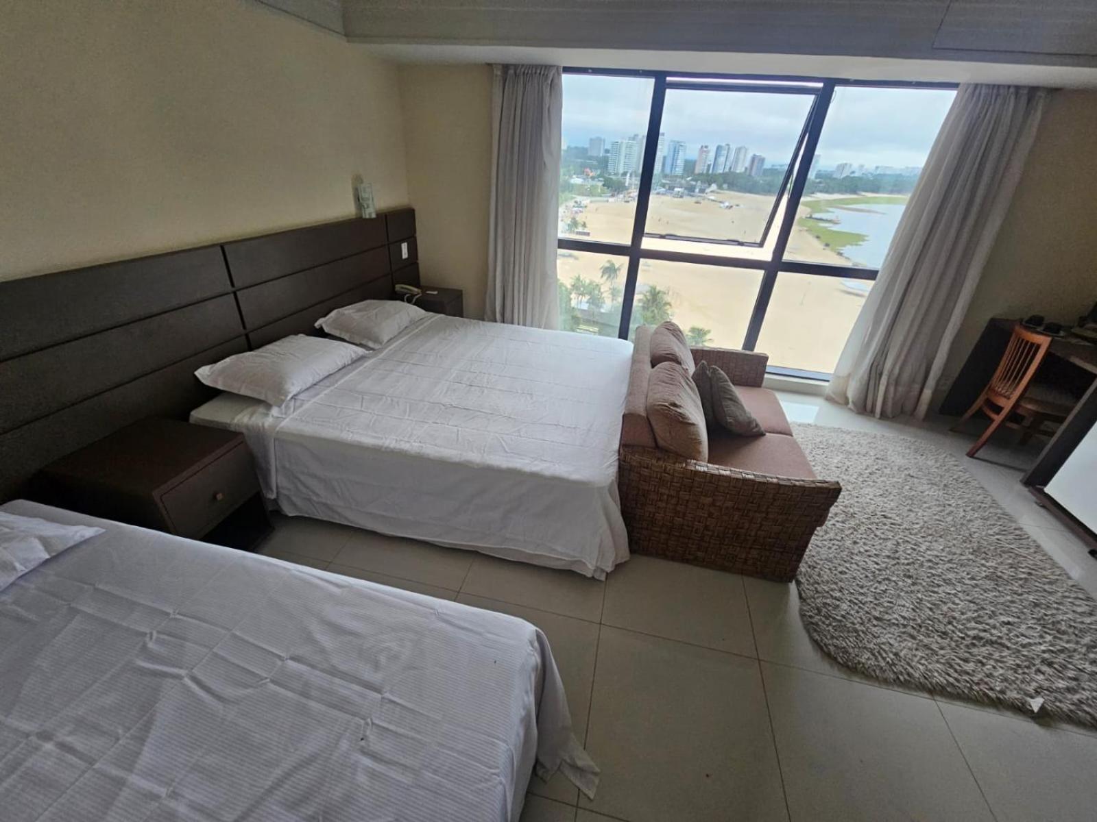Tropical Executive Flat Vista Incrível para a Orla Manaos Exterior foto