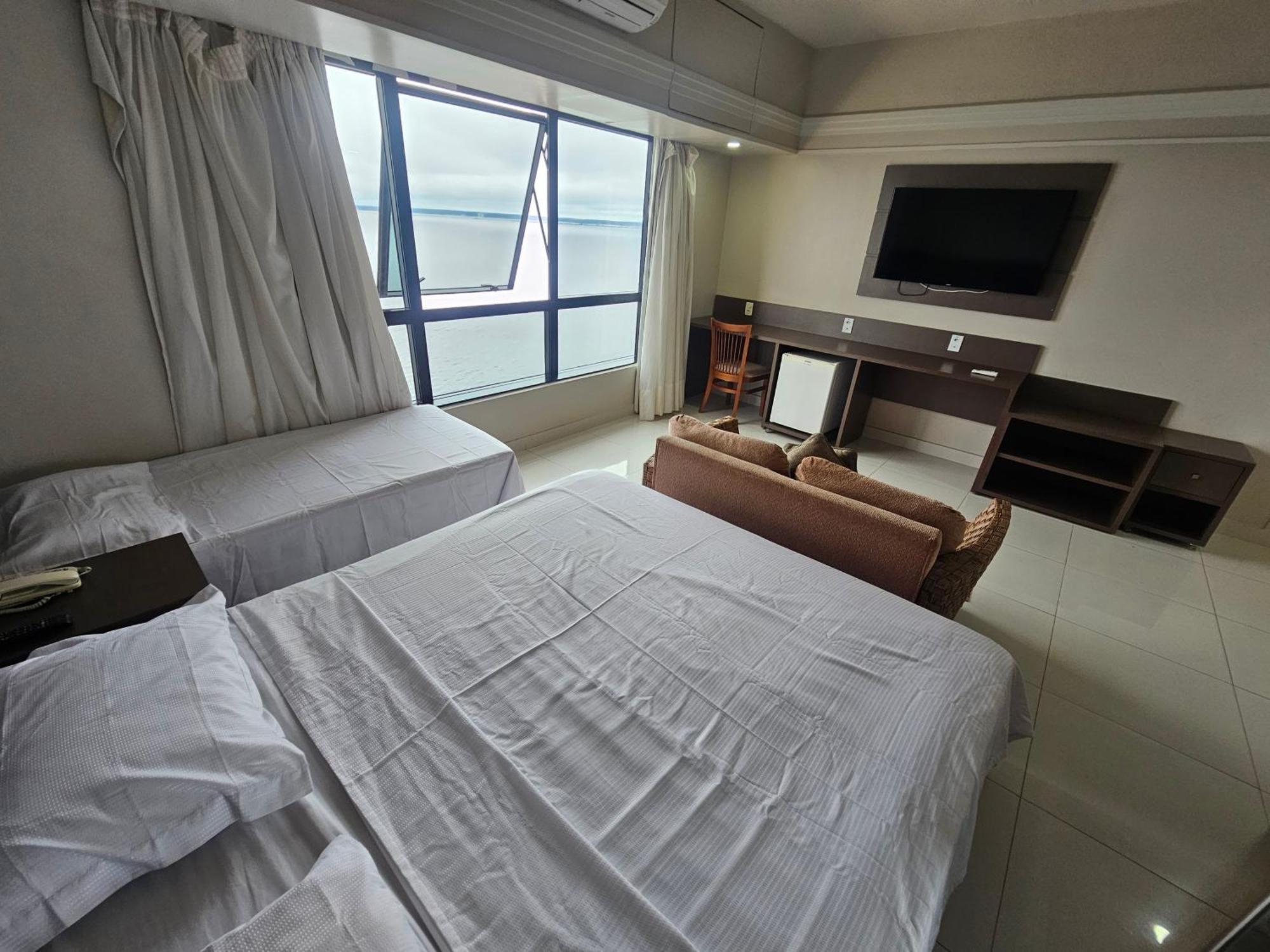 Tropical Executive Flat Vista Incrível para a Orla Manaos Exterior foto